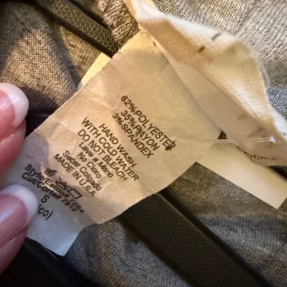 New Lovely Melody color block hoodie top, S - Picture 5 of 5